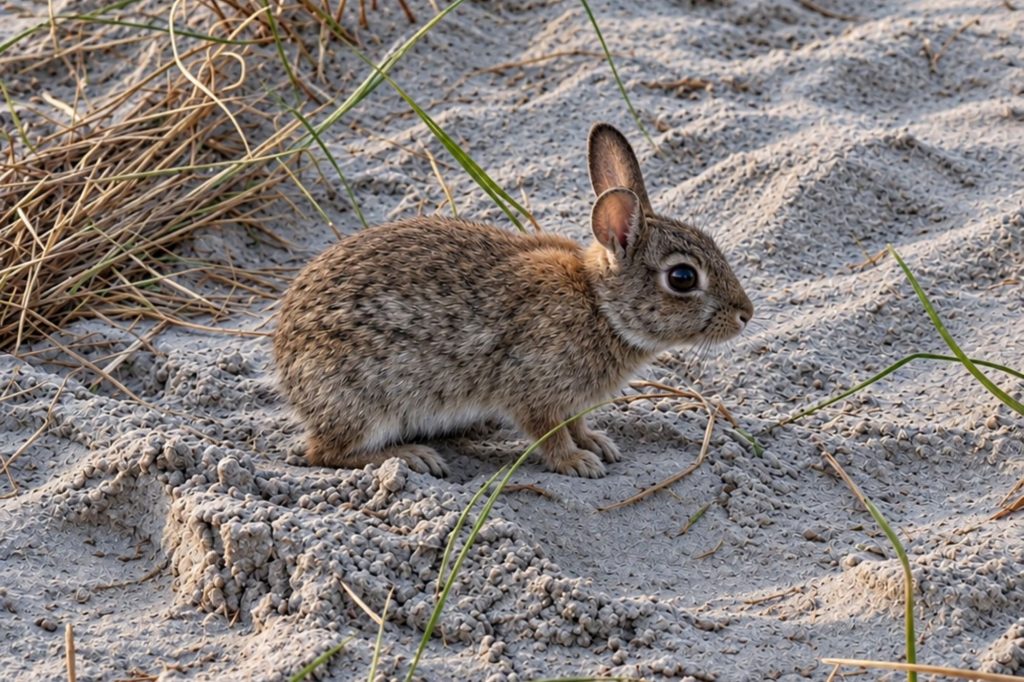Wildkaninchen (Strandhase)