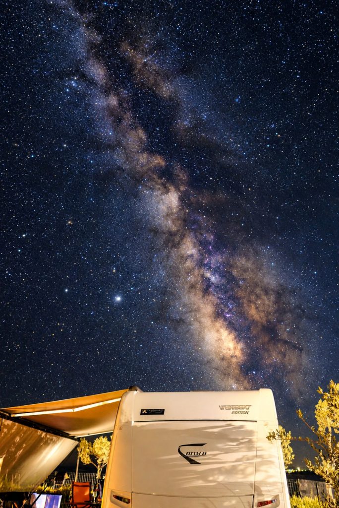 Camping unter Millionen Sternen